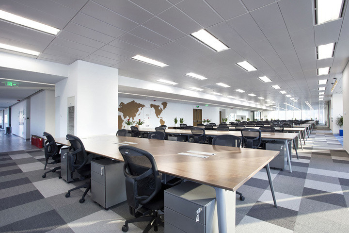 中式韻味風的電商辦公室裝修設(shè)計